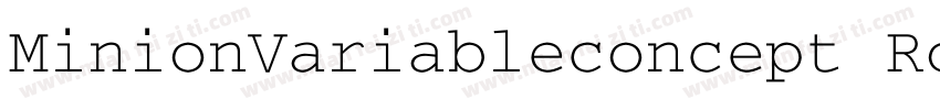 MinionVariableconcept Roman GBpc EU字体转换